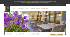 Desktop Screenshot of hotelmedes.com
